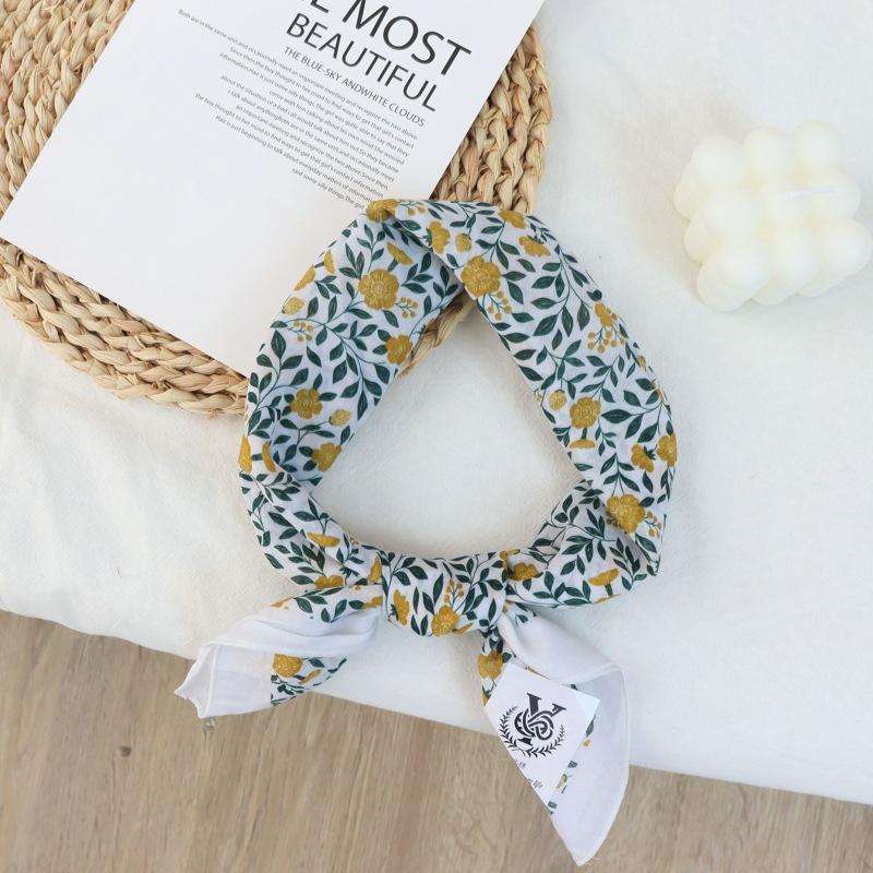 100% Cotton Square Scarf Floral Print Neck Tie Scarf Headkerchief Female Foulard Head Scarf Women Hijab Bandanas Neck Scarves