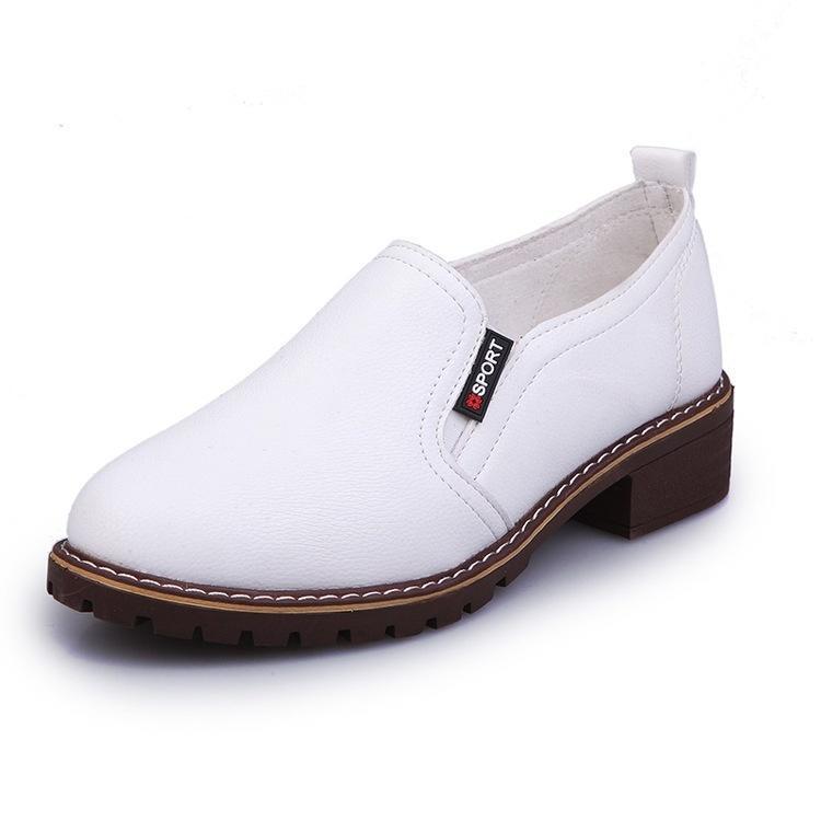 Durable Fashion Women Flat Shoes Oxford Shoes Genuine Leather Shoes Wonderful