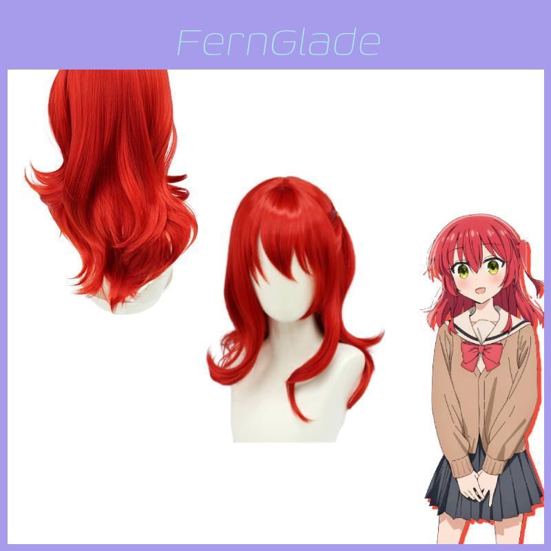 Bocchi The Rock! Kita Ikuyo Red Cosplay Wig For Any Skin Tone