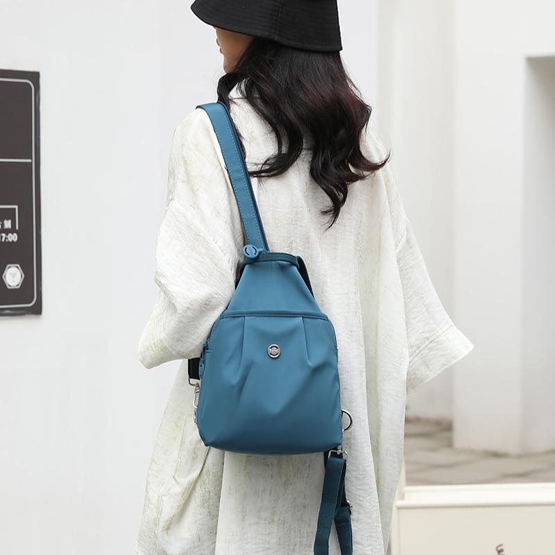 Женский маленький рюкзак, большая вместимость, сумка через плечо, многофункциональная нагрудная сумка