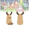 Adorable Christmas Reindeer Peanut Plush Toy Soft Comforting Cuddle Gift