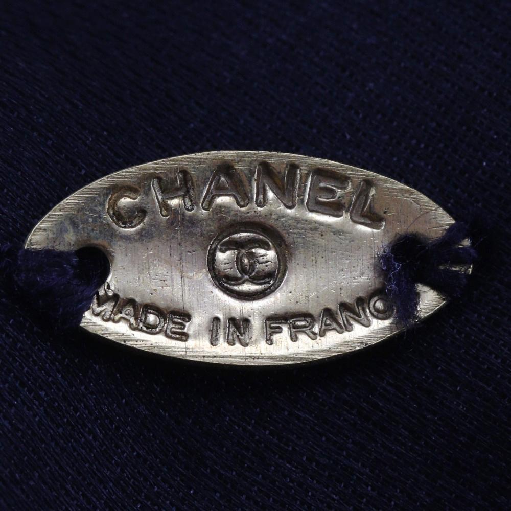 CHANEL camellia ribbon Valletta Black / white Satin/textile ribbon Women Used