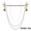 Elegant Pearl Small Bell Nipple Clamps Comfortable Breast Ornaments Personal Intimate Jewelry for Lovers Decorative Adult Toy