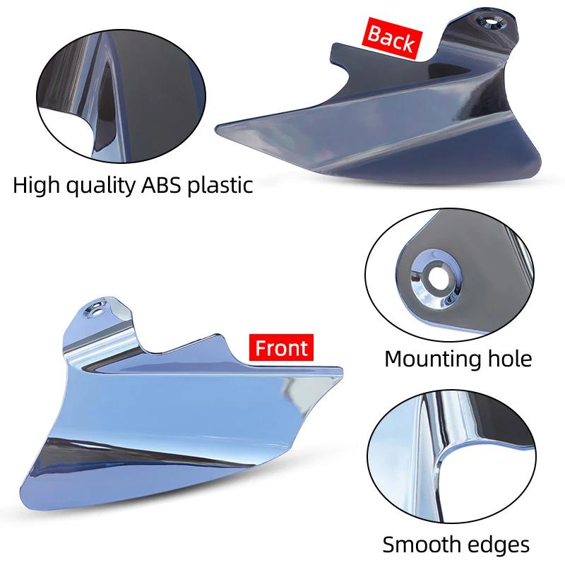Хромированный светоотражающий тепловой экран седла мотоцикла Дефлектор воздуха для Harley Touring Electra Glides Road Kings Street Glides 97-07