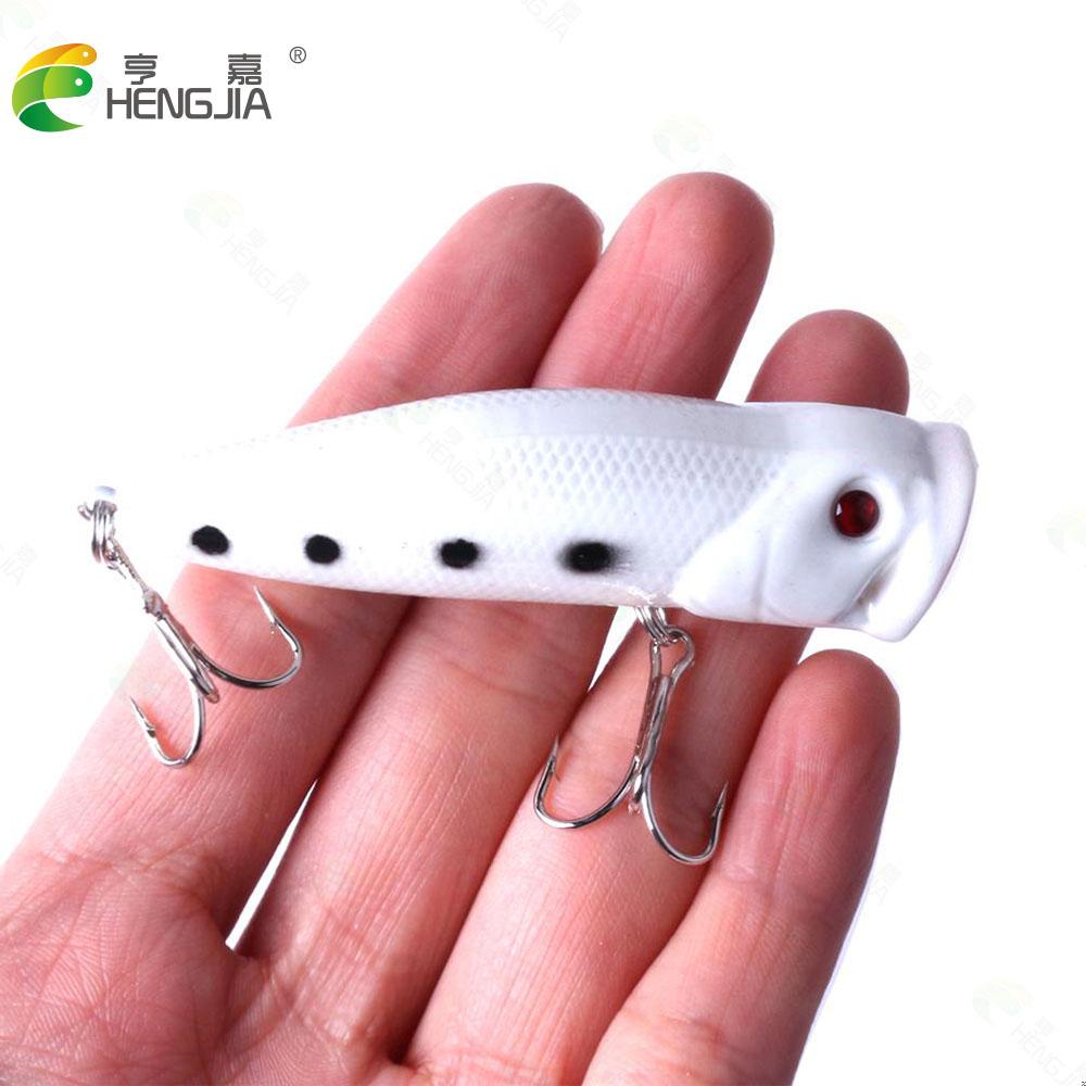 Рыболовные приманки-попперы 7,5 см-10G-6 # Topwater, твердая наживка, искусственные воблеры, пластиковые рыболовные снасти Pesca, тройные крючки