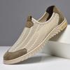 Summer Men's Shoes 2025 New Mesh Breathable Men's Casual Shoes One Pedal Large Size Soft-soled Mesh Shoes Men