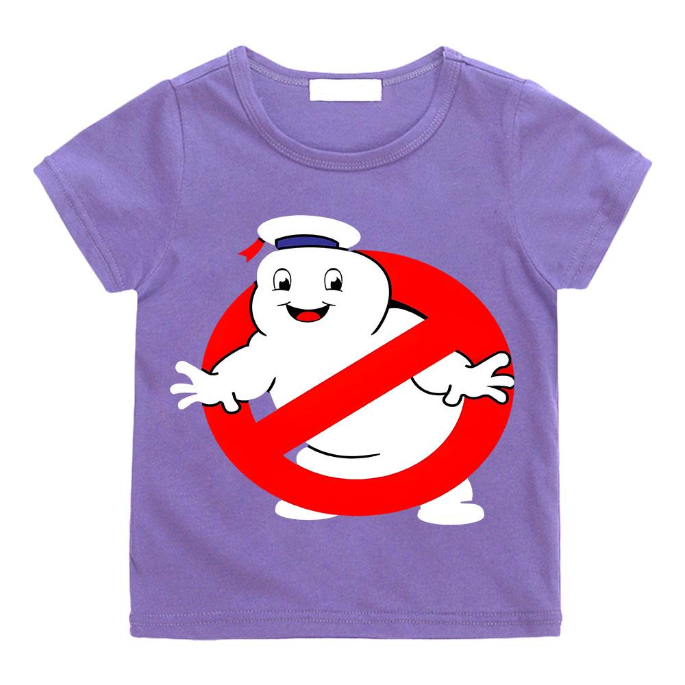 Летняя футболка «Охотники за привидениями» для мальчиков и девочек 4–12 лет, хлопковая забавная детская футболка с короткими рукавами и принтом «Горячая игра», детская футболка с героями мультфильмов