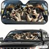 Funny Funny Cow Car Sun Visor Car Windshield Sunshade UV Protection Reflective Foldable Heat Insulation Cover