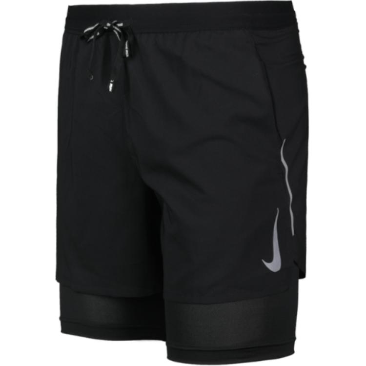 Nike Мужские шорты As M Nk Flx Stride Short 5In Удобные Эластичные Повседневные Шорты Приятные к Коже Мужские Шорты Черный AJ7783-010