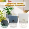 Lazy Flower Pot Automatic Water Absorption Plastic Pot Green Plant Water Culture
