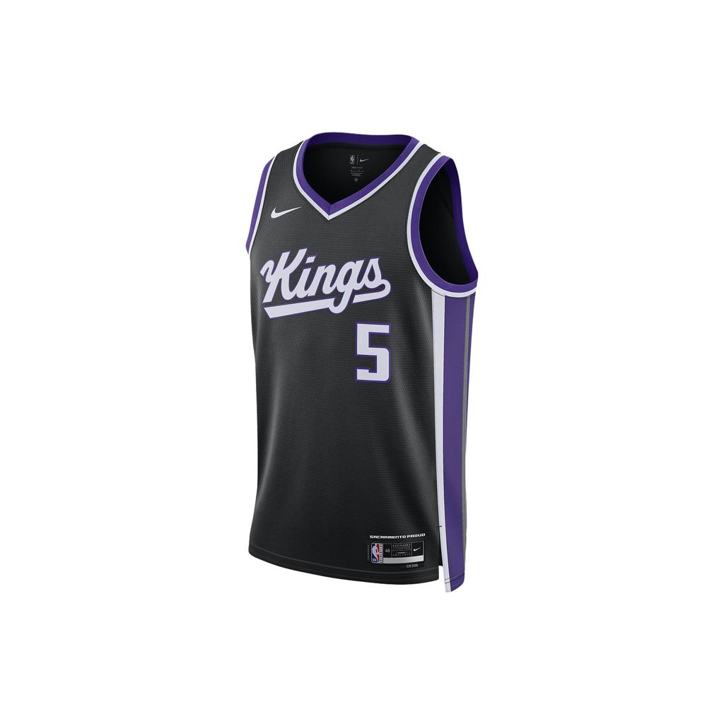 Nike NBA City Edition Sacramento Kings Fox No. 5 Digital Jersey 2021-2022 Unisex Jersey Black DX8621-010