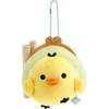 San-X Rilakkuma "Gaming Adventure Rilakkuma" Plush Keychain, Adventurer K, 110x115x100mm