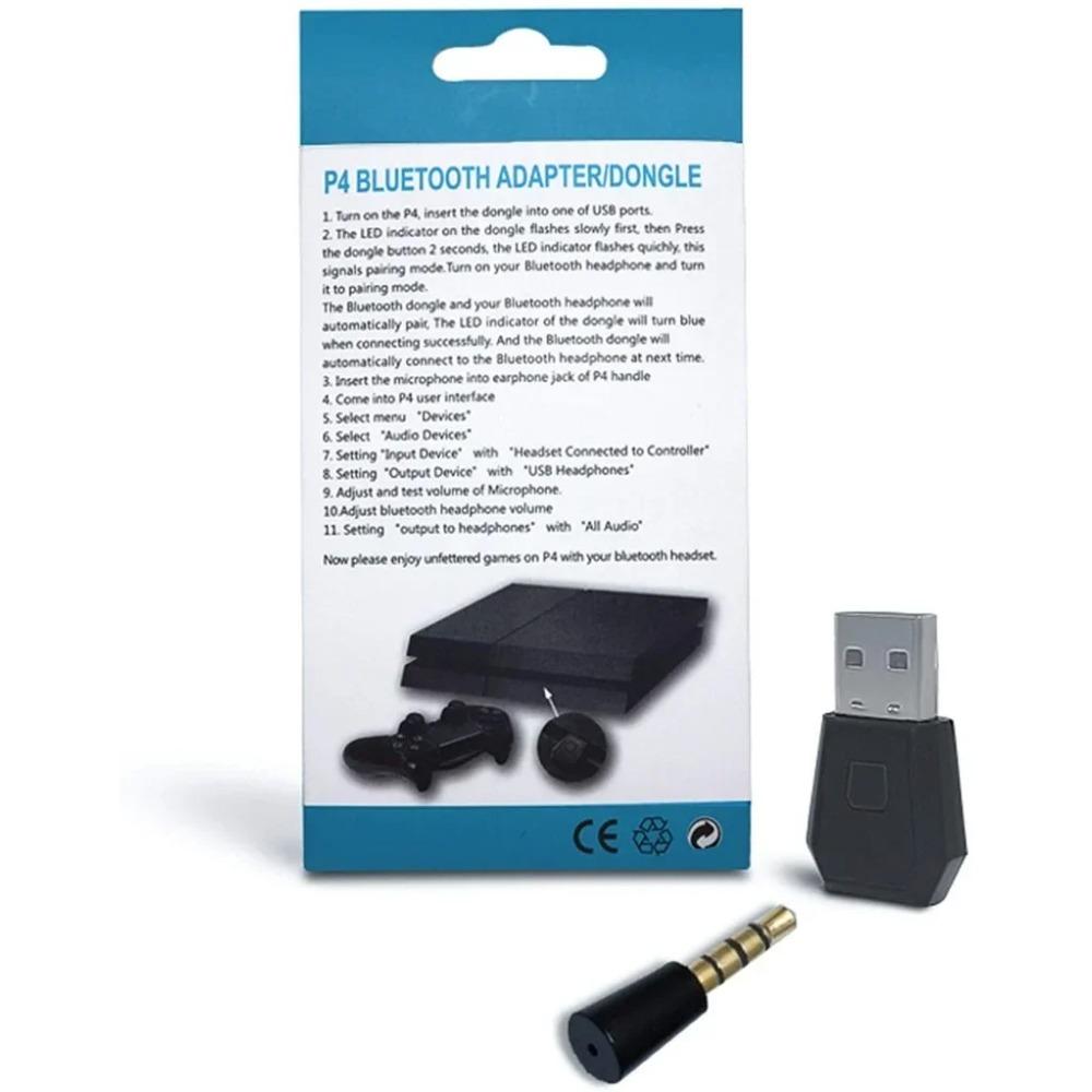 Bluetooth-адаптер-донгл USB 4.0 Беспроводной Мини-микрофон Аудиоадаптер Приемник Совместим с PS4 Playstation A2DP HFP HSP