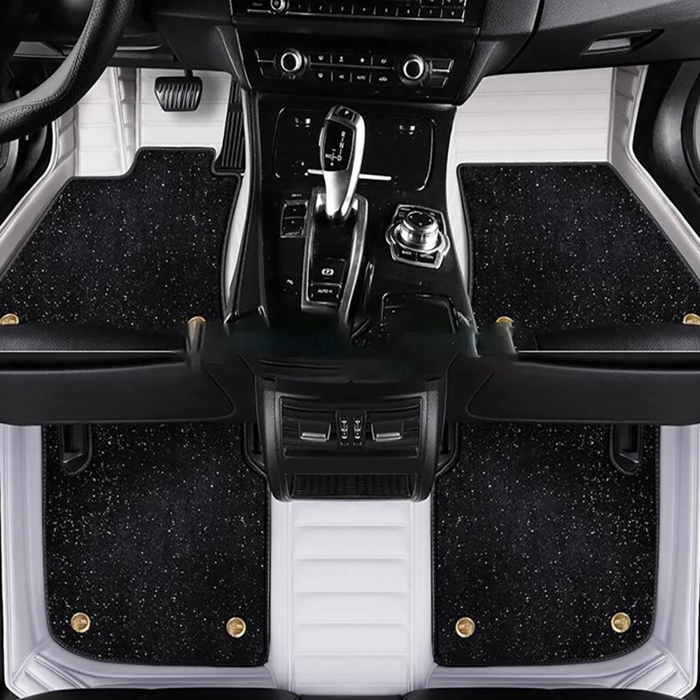 Для Renault Captur Автомобильные двойные 5D коврики на пол с индивидуальным дизайном Коврики на пол Автоаксессуары voiture