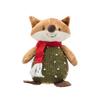 Country Living Fabric Sitting Foxes Christmas Decoration Set (Pack of 2)