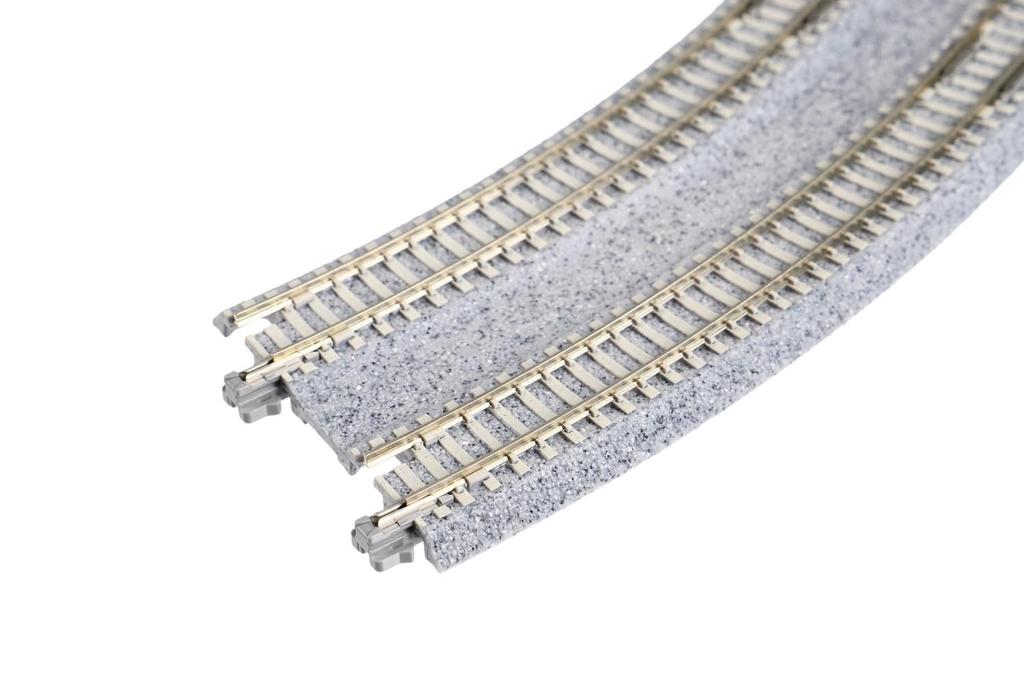 KATO N Gauge Double Track Approach Track piece each for left and Railway Model Supplies R315/282-22.5° (1 right) 20-184