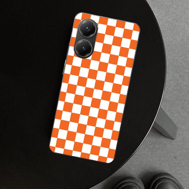 Ретро Классическая Шахматная Доска Сетка Чехол для Телефона для Xiaomi Poco X6 X5 X7 Pro F7 Ultra Redmi 15C 15 13C 13 12C 12 10C 10 10A 9C 9