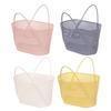 Корзина-органайзер для душа, Утолщенный прочный ПП-органайзер, с усиленной мягкой ручкой, Корзина с дизайном дренажных отверстий для быстрого высыхания, для ванной комнаты, кухни, балкона