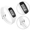 LED Pedometer Bracelet Wrist Calorie Counter 12/24H Time Display Step Counter Watch Walking Running Pedometer for Outdoor Sports