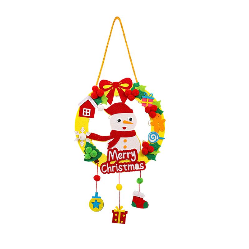 Снеговик, лось, Дед Мороз, Рождественский кулон, светящийся, рождественский кулон, дети, ручная работа, венок, украшение на рождественскую елку, подарки