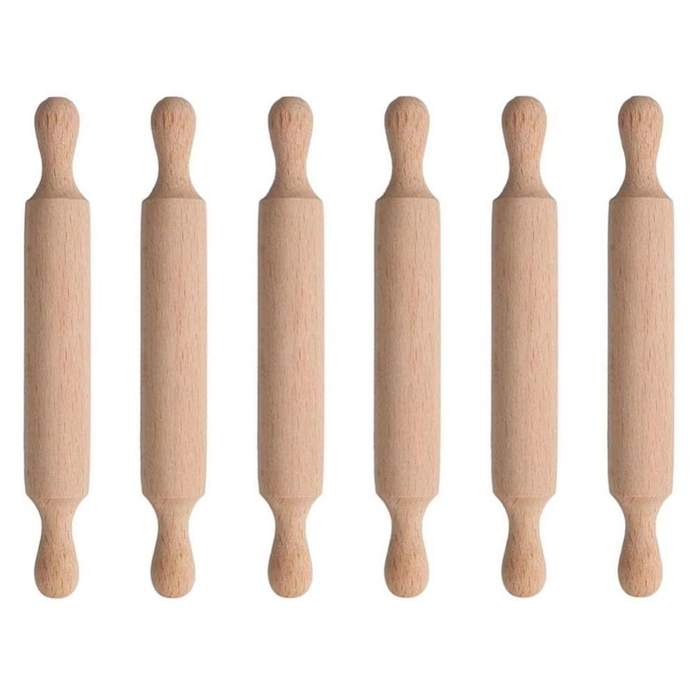 Comfortable Grip Handles Wooden Rolling Pins Wood Children's Rolling Pin Dough Roller Pin Baking