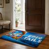 Floor Mat Soft Flannel Rug Non Slip Absorbent Mat for Bathroom Bedroom Home Decor E Epic TailS