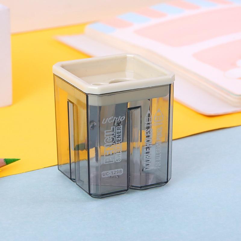 1pc Creative Pencil Sharpeners Ins Korean Fashion Geometry Style Morandi Color Sharpener Back To School Office Accessories
