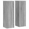 VidaXL Plant Stands 2 Pcs Sonoma Grey Engineered Wood, Flower Stand, Plant Pot Stand, 852947