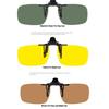 Universal Glasses Clip Myopia Polarizing Sunglasses Driver Night Vision Goggles Men's Women's Sunglasses Clip for Motorcycle Car