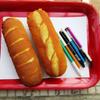 Kawaii Bread Shape Pen Case Large Capacity Funny Individual Pencilcase Bag Children Gift Back To School Cute Stationery Supplies