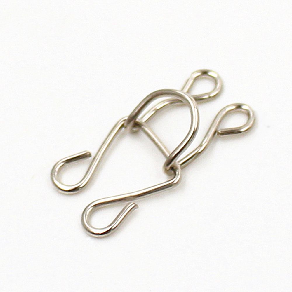 Garment Accessories Zinc Zinc Alloy DIY Jacket Hooks Replacement Craft Buckle Bra Buckle Sewing Hook and Eye