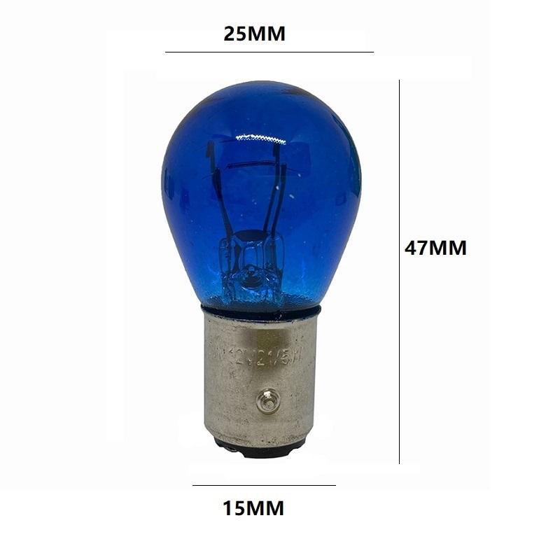 10 шт. S25 P21W P21/5W BAY15D BA15S 1156 1157 12V 21W 12V 21/5W Автомобильная галогенная лампа указателя поворота, лампа заднего хода, стоп-сигнал