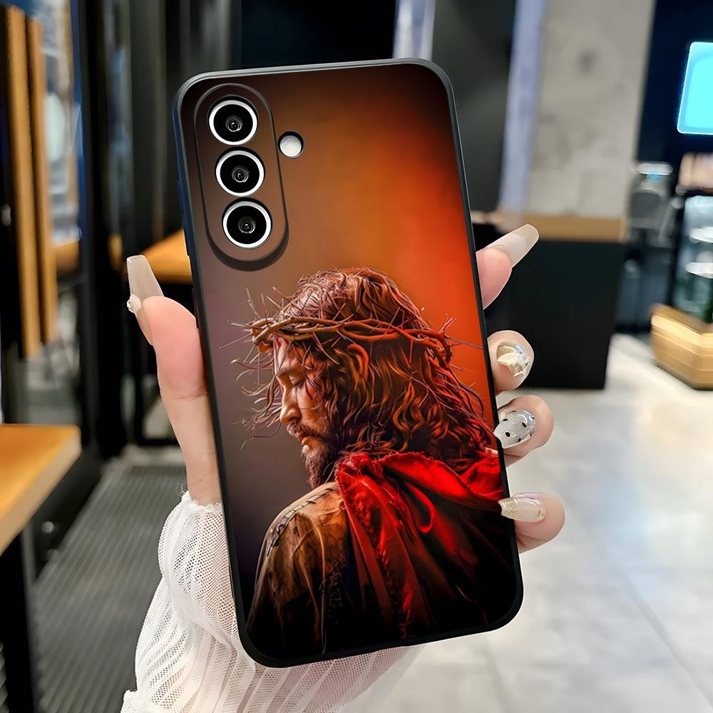 Jesus Phone Case For Samsung S26 S25 Plus S20 S20 Plus S22 Ultra S23 FE S21 Plus S21 Ultra Soft Cover