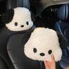 Cartoon Dog Car Seat Headrest Waist Pillow Cute Travel Universal Neck Pillow Car Interior Accessories Neck Support