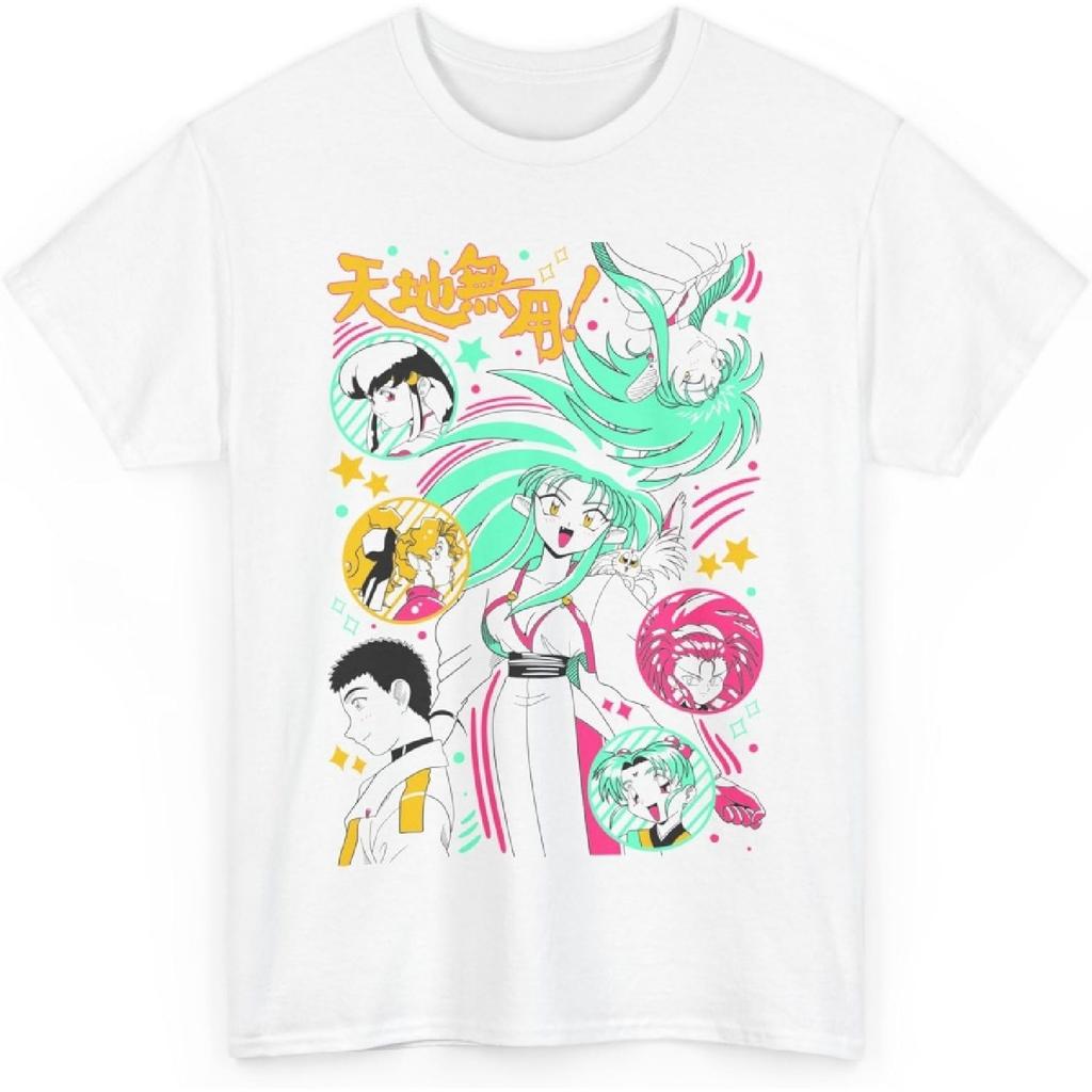 Аниме Унисекс Tenchi Muyo Рёко Хакуби Мерч Повседневная футболка с коротким рукавом Унисекс футболка