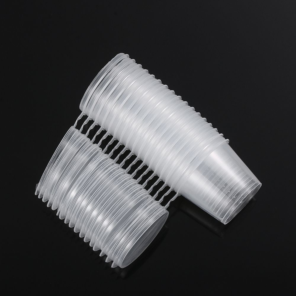 25Pcs Reusable Takeaway Plastic Food Containers Sauce Cup Palette Pigment Paint Box