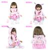 BZDOLL 60 см Мягкая силиконовая кукла Reborn, игрушки как настоящая виниловая принцесса для малышей, живая Bebe для девочек Bonecas, детский подарок на день рождения