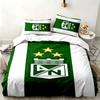 Atletico Nacional Комплект из 3 предметов Идеально подходит для спальни Удобный комплект постельного белья включает пододеяльник и две наволочки Идеальный подарок на день рождения или Рождество