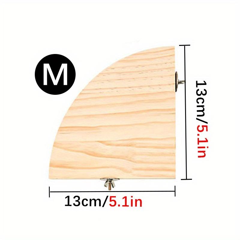 Подставка в форме веера для попугаев, деревянная подставка, аксессуары для клеток для птиц, насест для мелких животных, шиншилл, белок, хомяков, подставка-доска