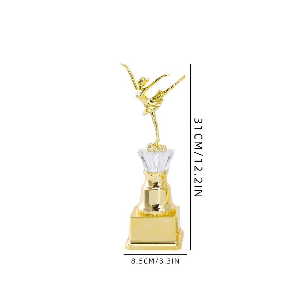 New Gold Gold Trophy Awards Plastic School Rewarding Supply Award Cup Crown Prize Cup Sports Winner
