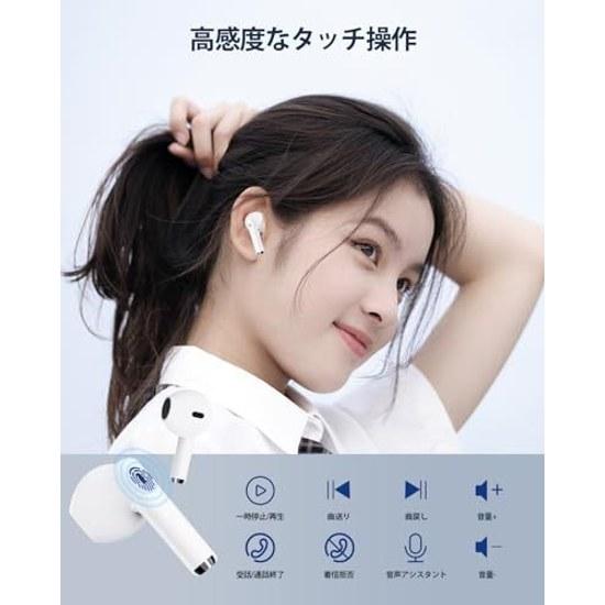 2026 Обновленная версия AOKIMI Беспроводные наушники Bluetooth V12 Компактные Легкие Hi-Fi До 36 часов Воспроизведение Беспроводные ENC Шумоподавление Автоматические