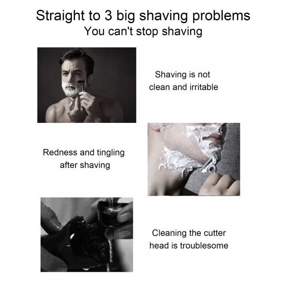 Мини-электробритва USB перезаряжаемая IPX7 водонепроницаемая влажная сухая портативная дорожная бритва для бритья мужской триммер для бороды инструмент для удаления волос