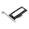 Xiwai 4X Host Converter EDSFF NVMe Ruler 1U Thickness Short SSD Carrier Adapter PCI-E4.0 GEN-Z E1.S 5.9mm 8.0mm