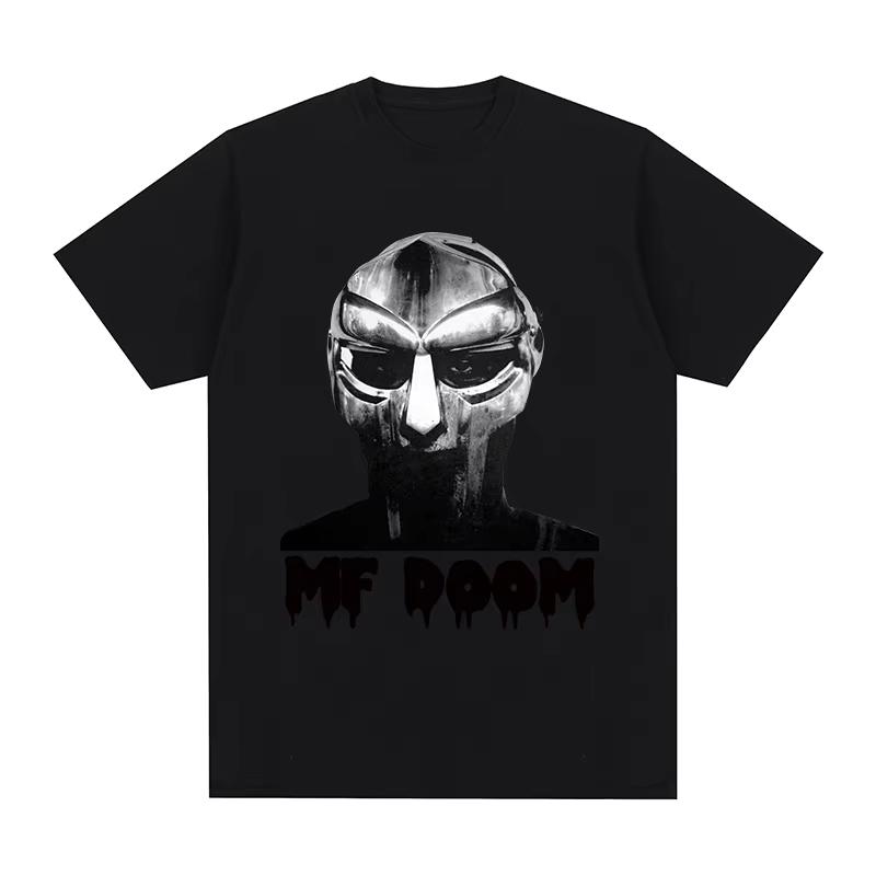 MF black T-shirt Madvillain Hip Hop Rapper Rock and Roll Cotton Men T shirt New TEE TSHIRT Womens  Women And Men T-shirt