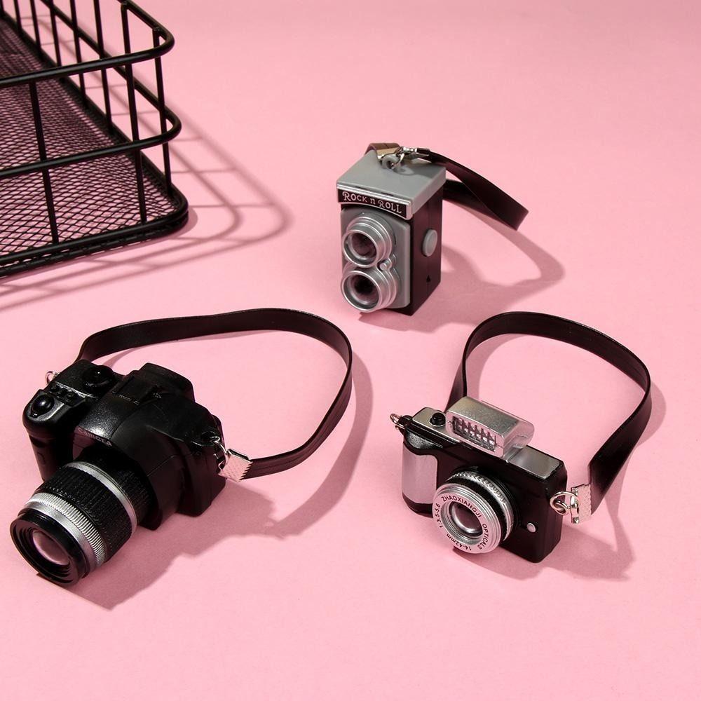 Shutter and Flash Mini Digital Camera Plastic Miniature Camera Gift Dolls Camera 1/6 1/12 Doll