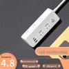Настольная вертикальная удлинительная планка для общежития с Type-C