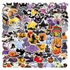100 Halloween Bat Ghost Doodle Stickers Personalized Decorative Pumpkin Suitcase Guitar Party Waterproof Stickers