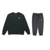Logo Crewneck Sweatshirt And Casual Woven Sports Pants Set Men Sweatshirt And Pants Set Black BV2667-010+DD5311-010