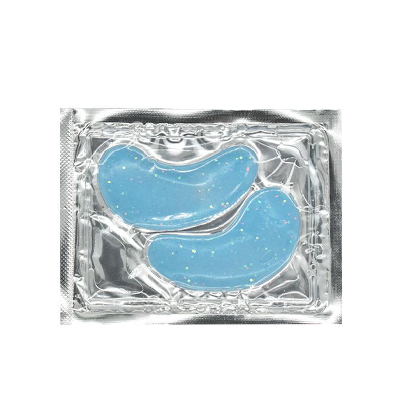 30 шт. Мерцающие кристальные патчи для глаз с коллагеном, глубокое увлажнение для разглаживания мелких морщин, восстанавливающий уход для области под глазами 6 г