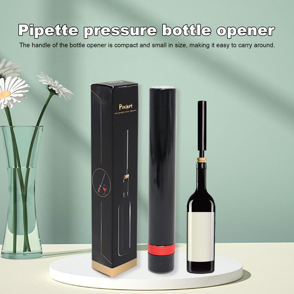 Needle Type Air Pump Bottle Opener Travel Portable Pocket Corkscrew Wine Bottle Opener for Home Restaurant Party Bar Accessories